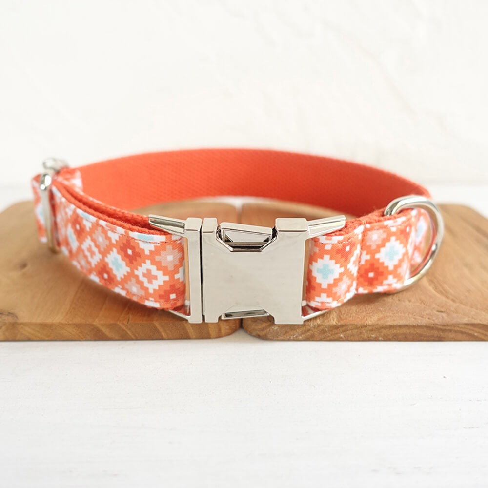 Custom Biscuit Printed Dog Collar