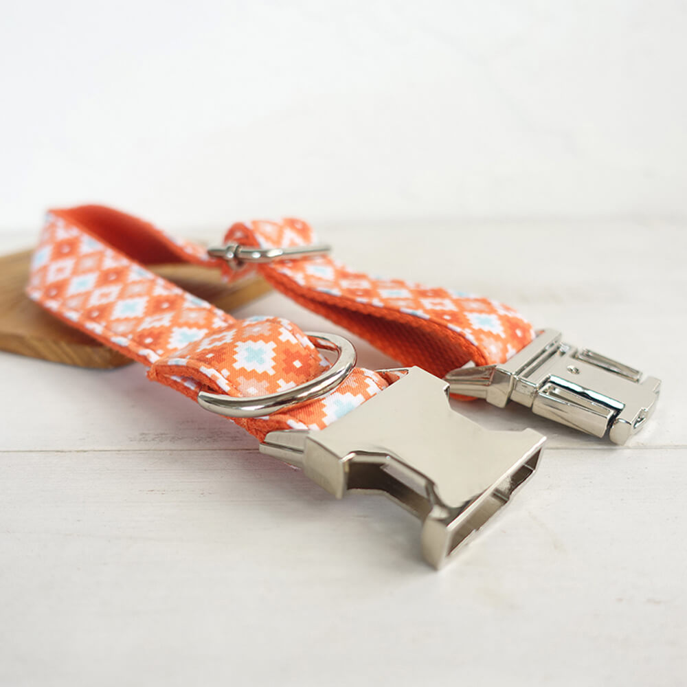 Custom Biscuit Printed Dog Collar