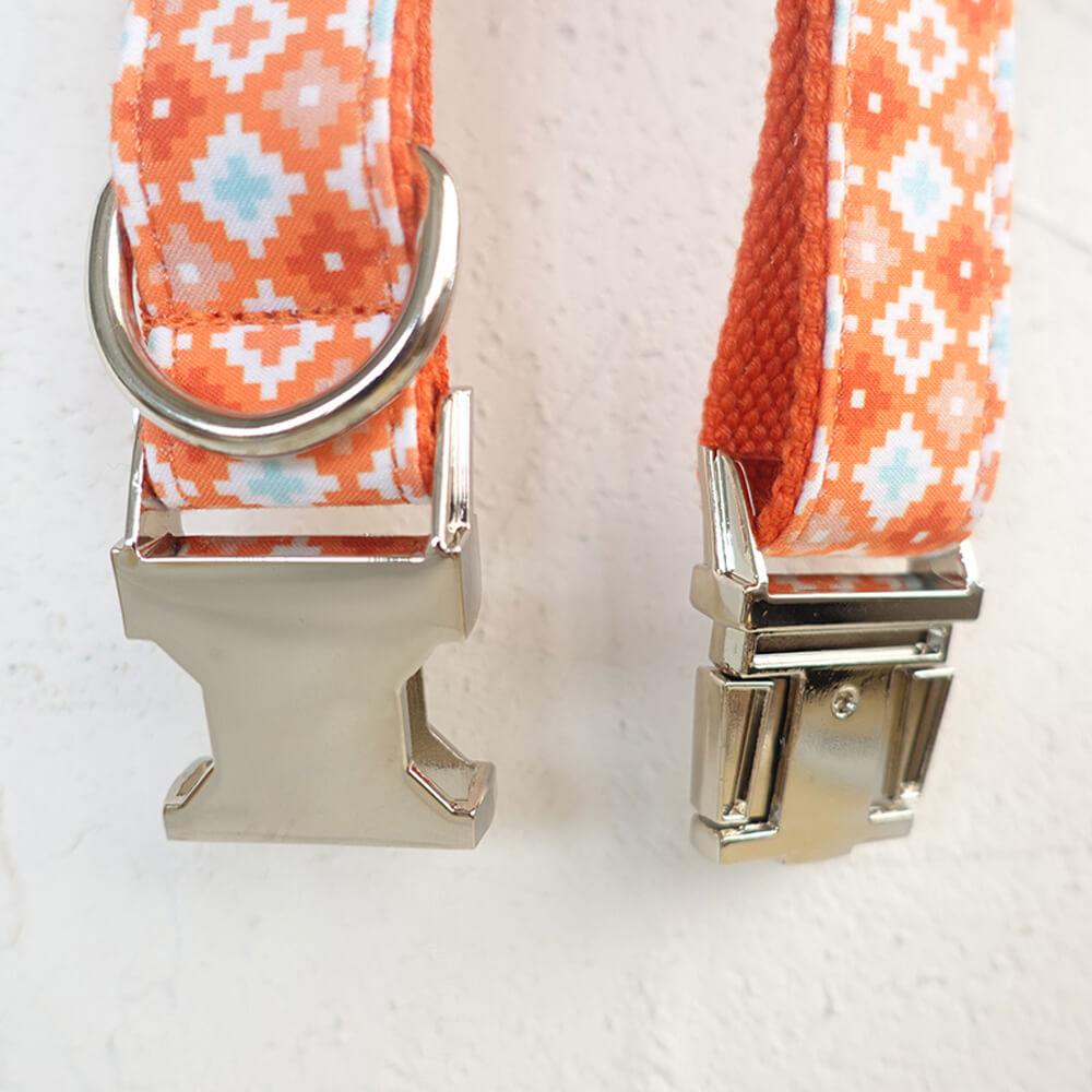 Custom Biscuit Printed Dog Collar