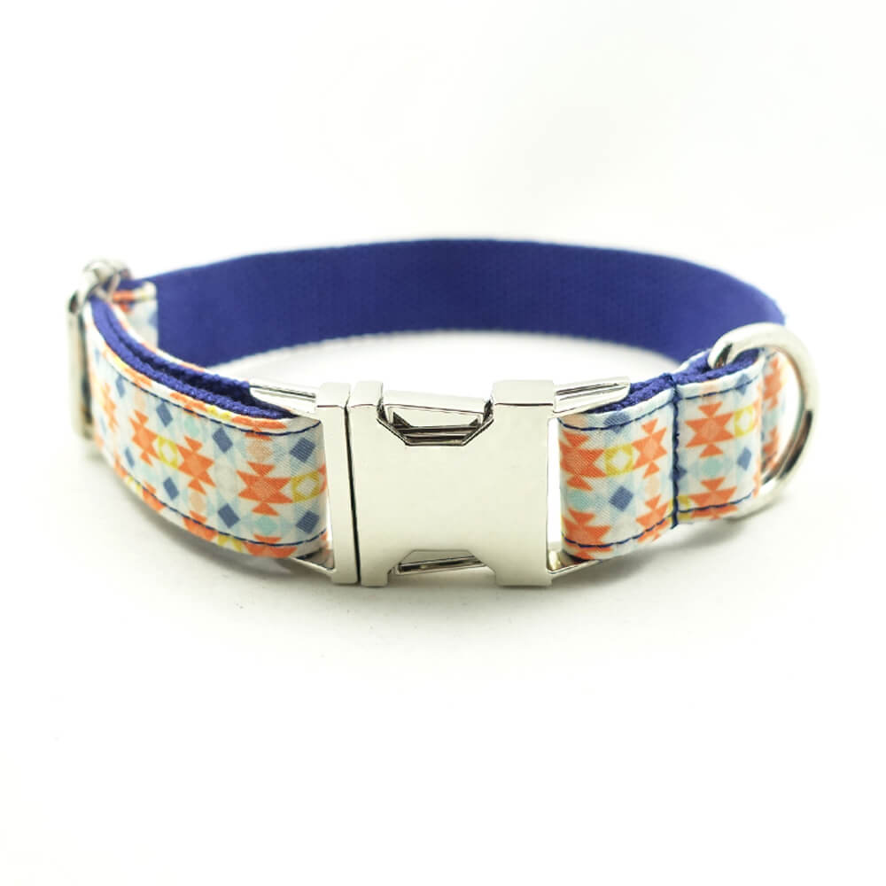 Custom Lantern Pattern Dog Collar