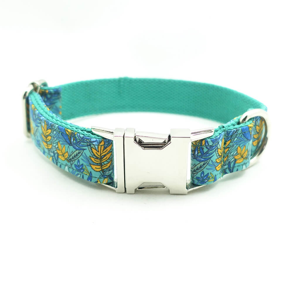 Custom Leaf Dog Collar