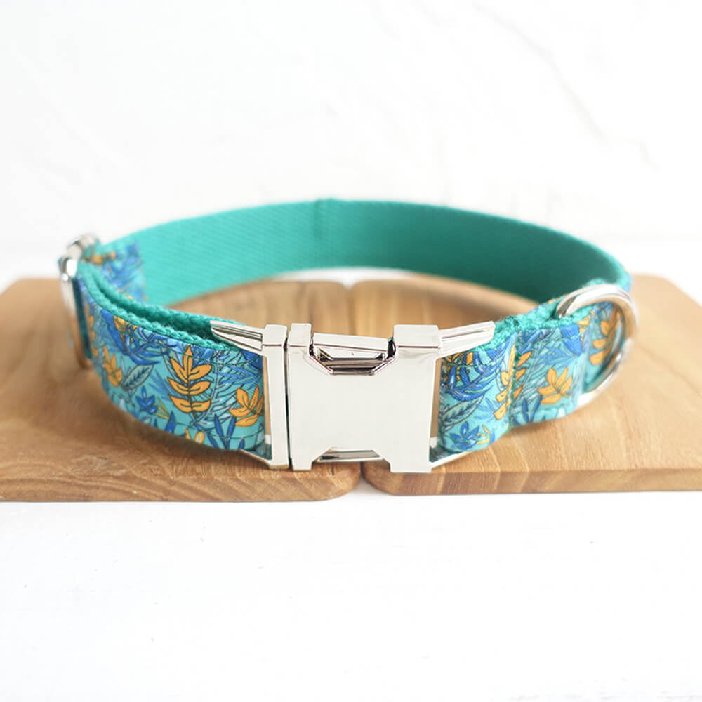 Custom Leaf Dog Collar