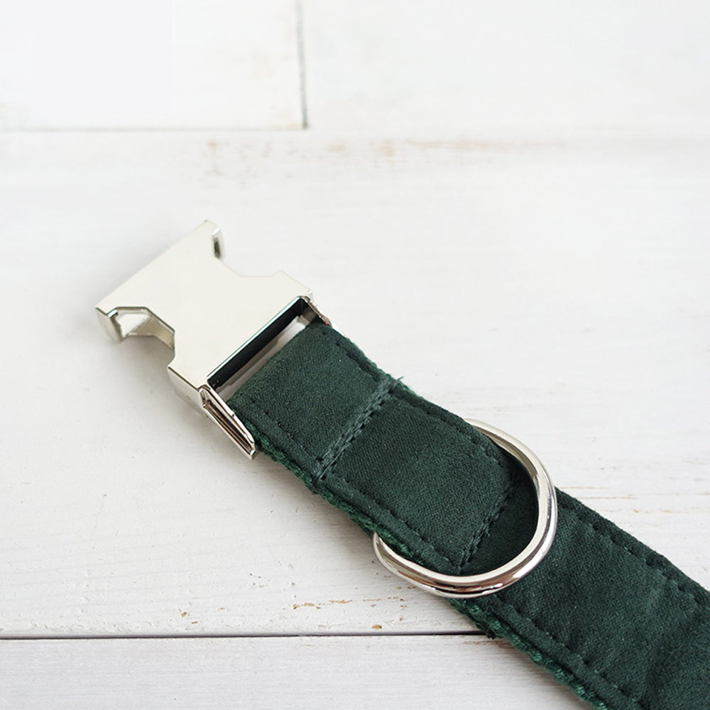 Custom Army Green Dog Collar