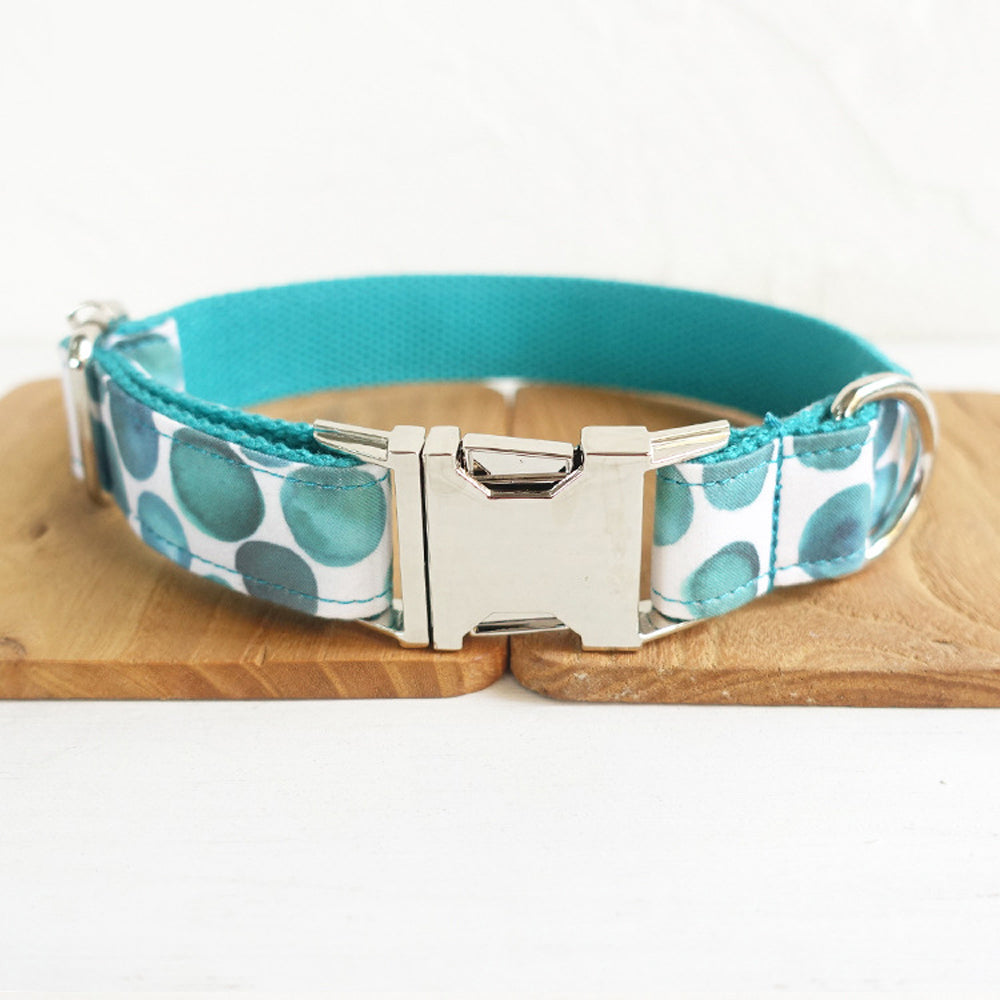 Custom Bubble Dog Collar And Leash Set