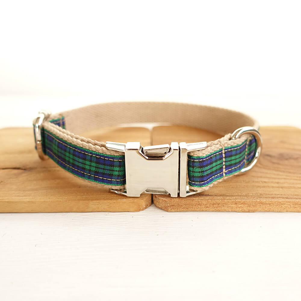 Scotland Plaid Cute Dog Collars