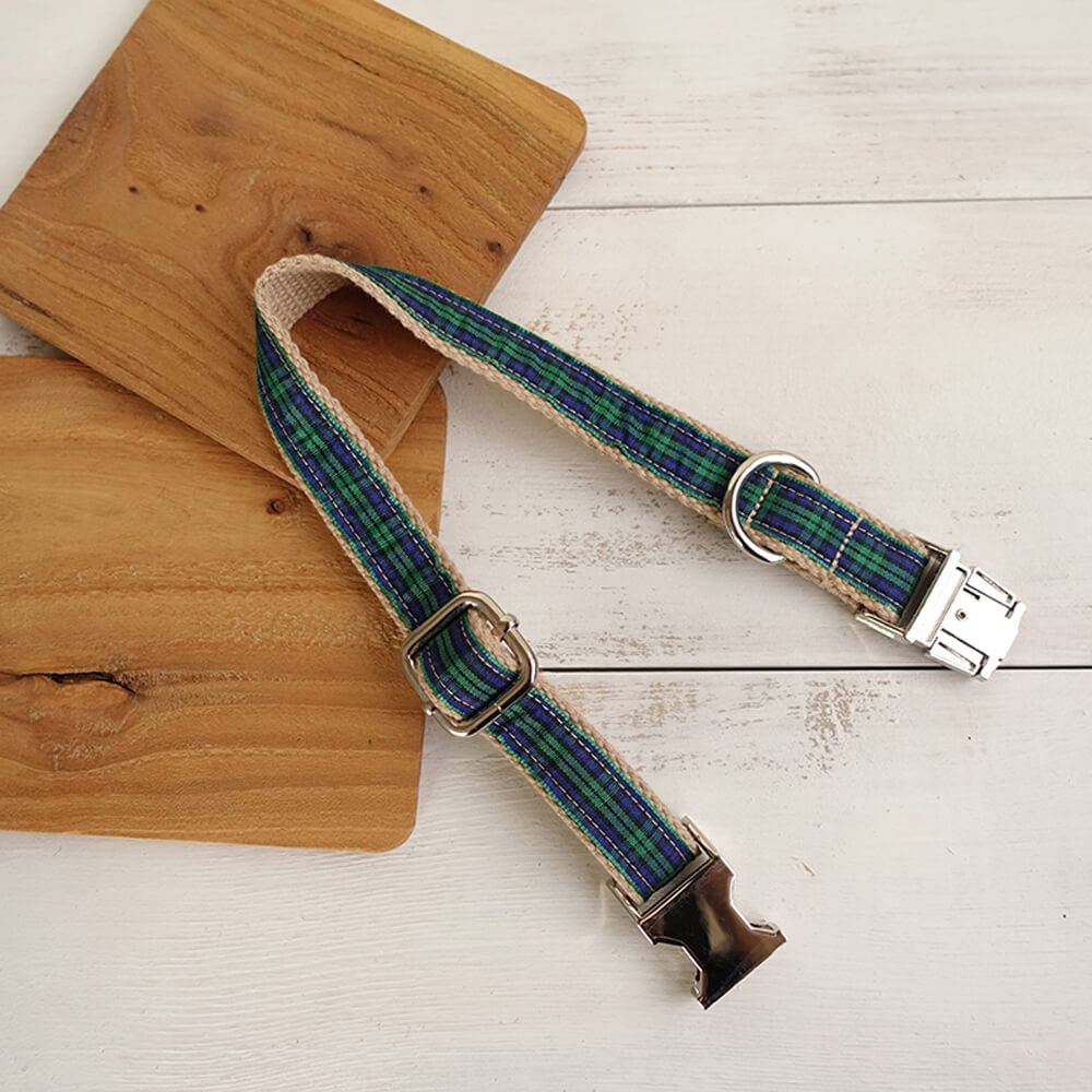 Scotland Plaid Cute Dog Collars