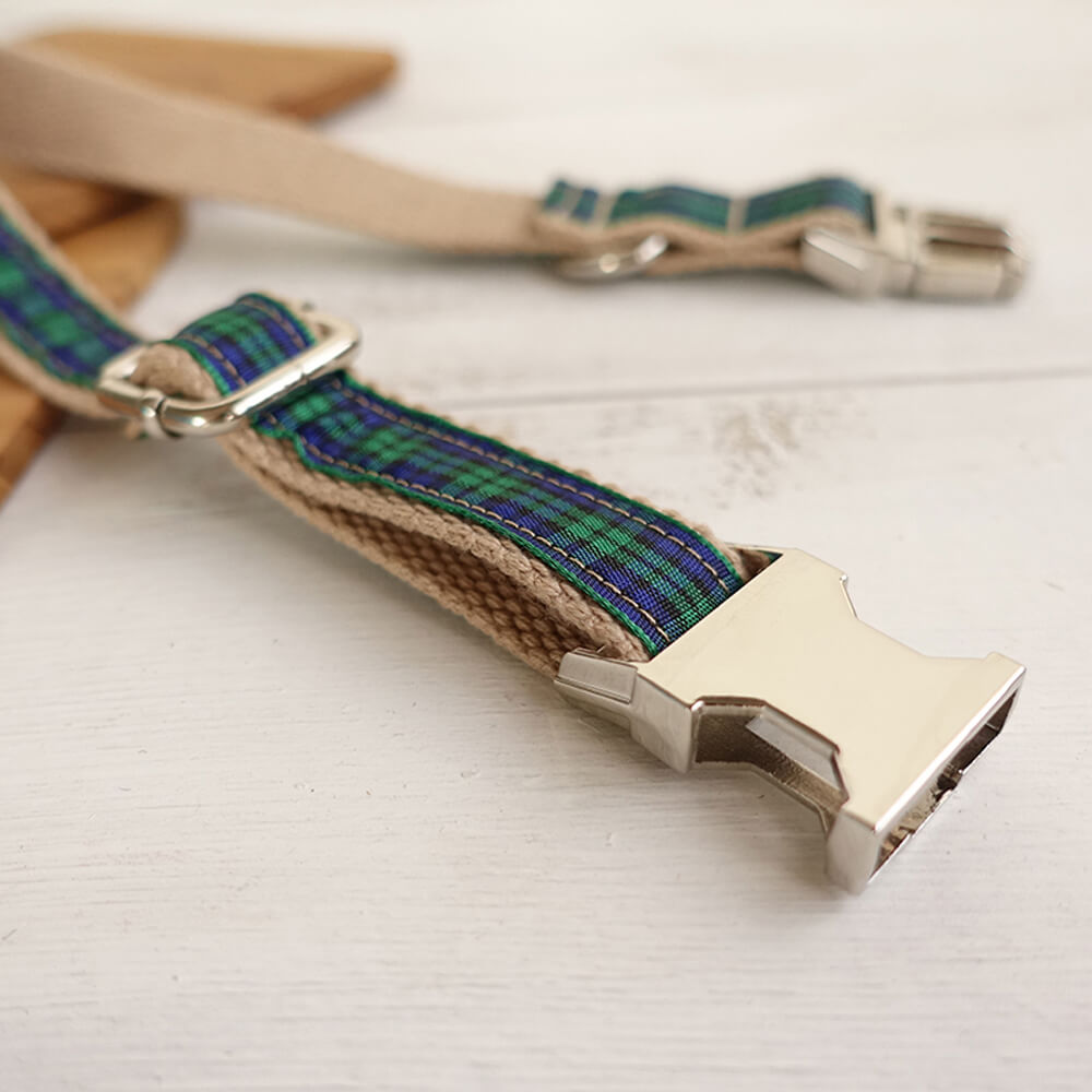 Scotland Plaid Cute Dog Collars