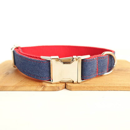 Custom Dog Collar Matching Your Demin