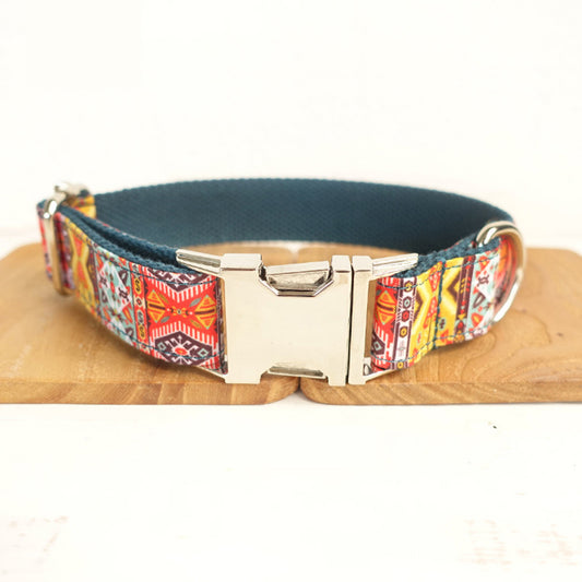 Custom Bohemian Style Dog Collar