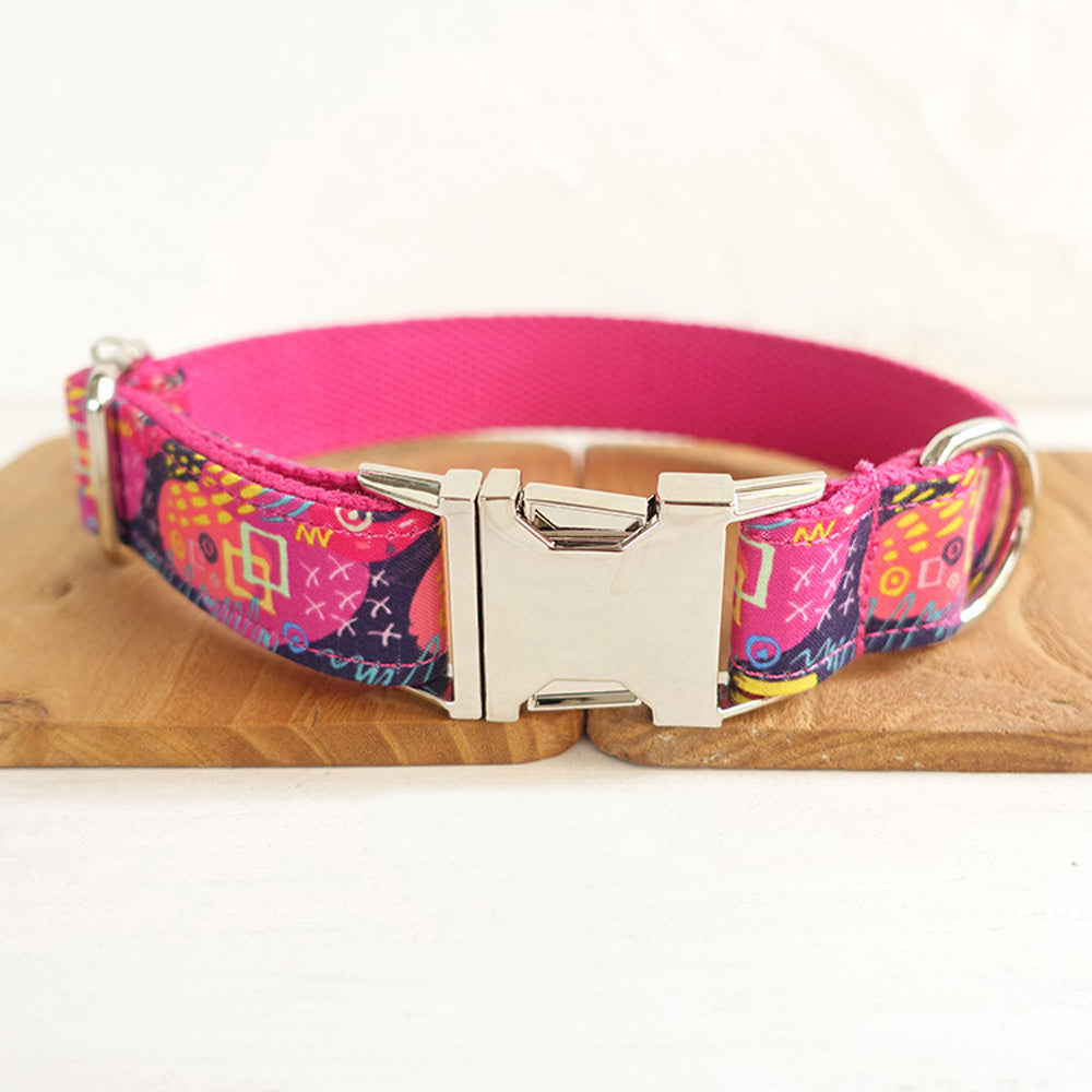 Custom Graffiti Dog Collar And Lease Set