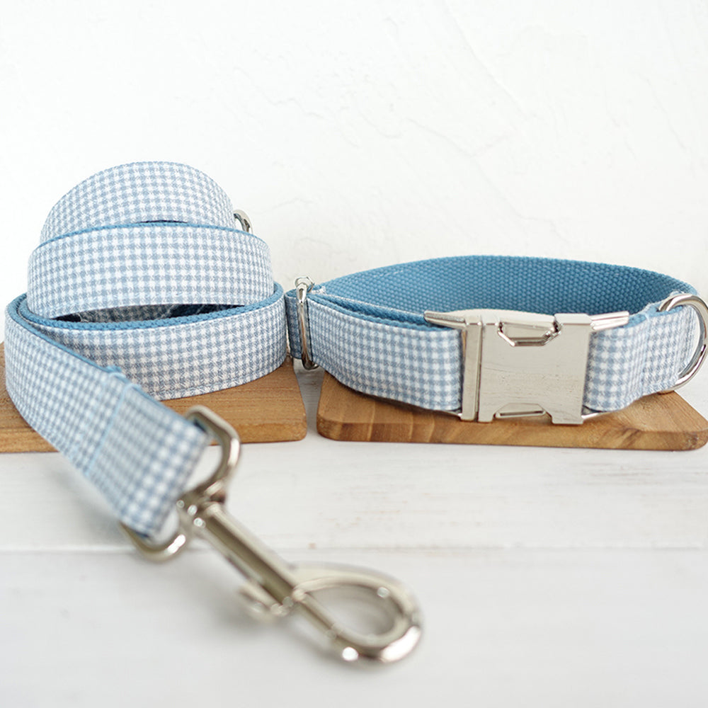 Custom Aegean Sea Dog Collar And Leash Set