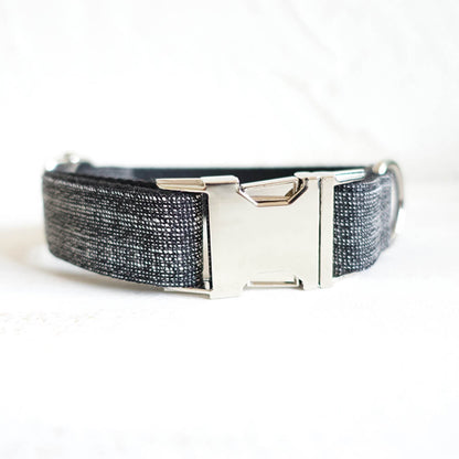 Custom Black Suit Dog Collar