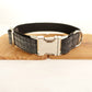 Custom Black Suit Dog Collar