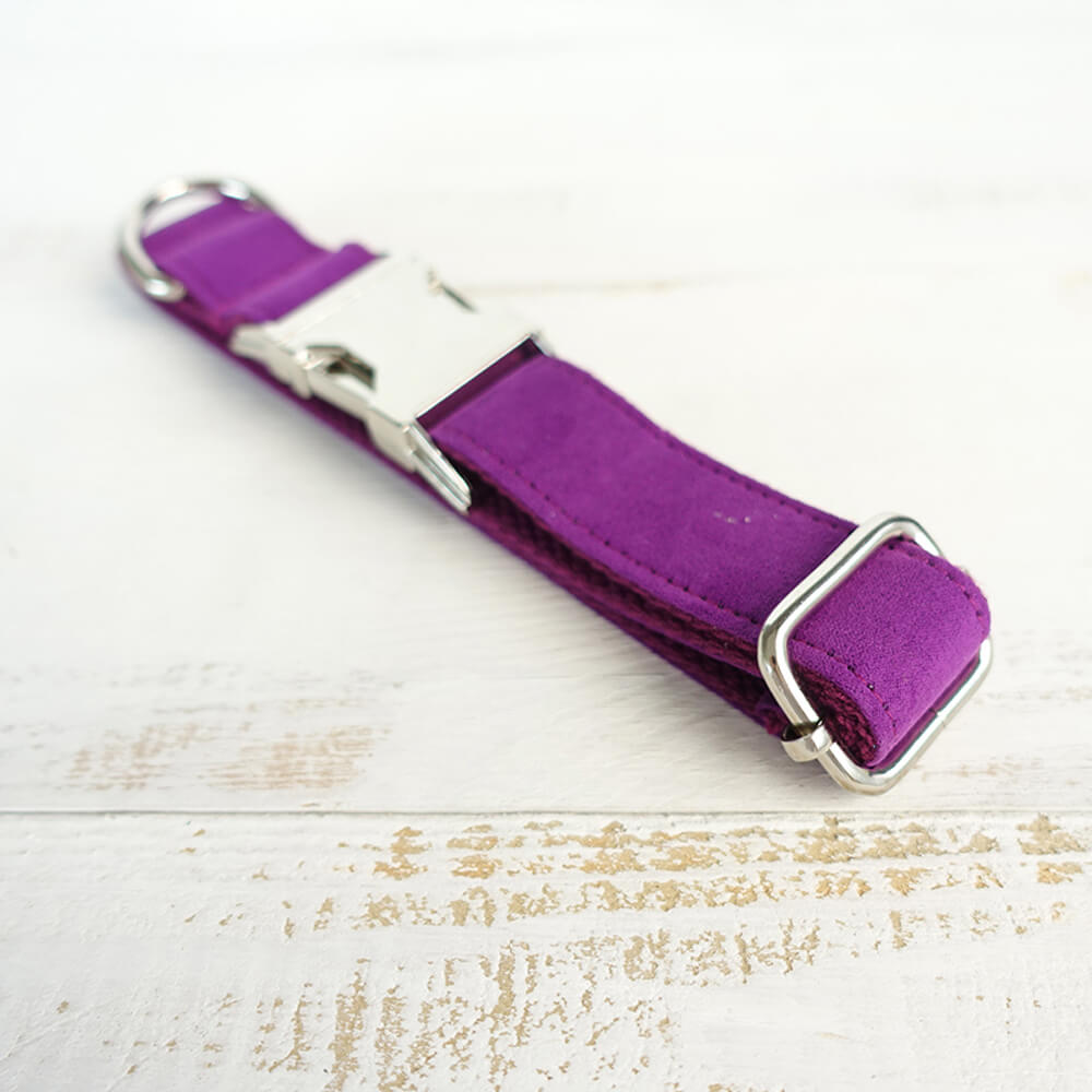 Custom Candy Purple Dog Collar