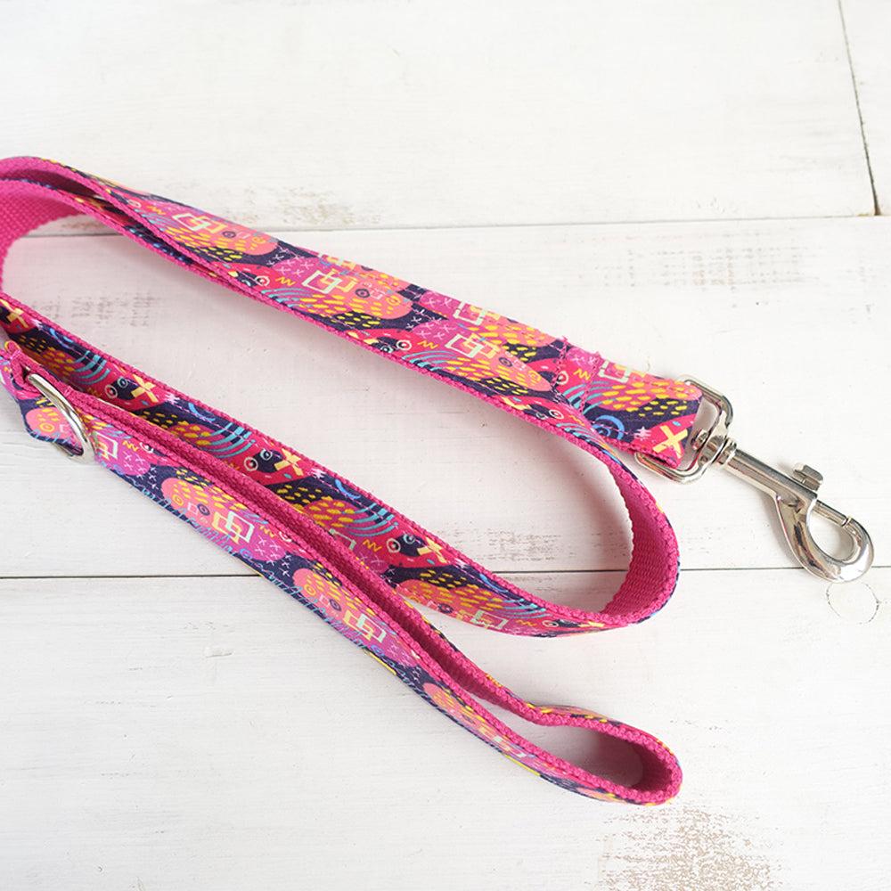 Pink Graffiti Dog Leash