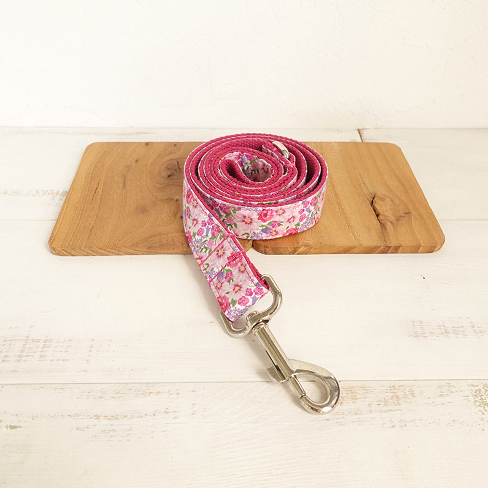 Pink Flower Dog Leash