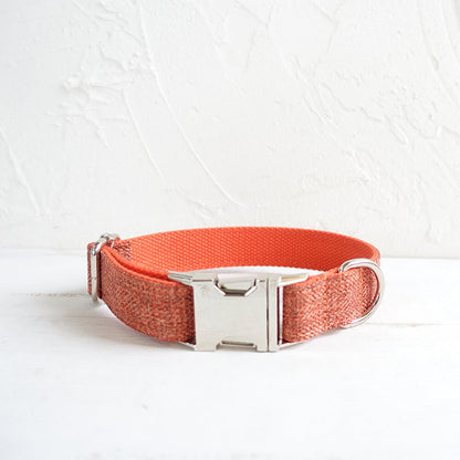 Custom Orange Suit Dog Collar