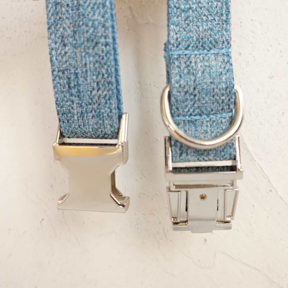 Custom Blue Dog Collar