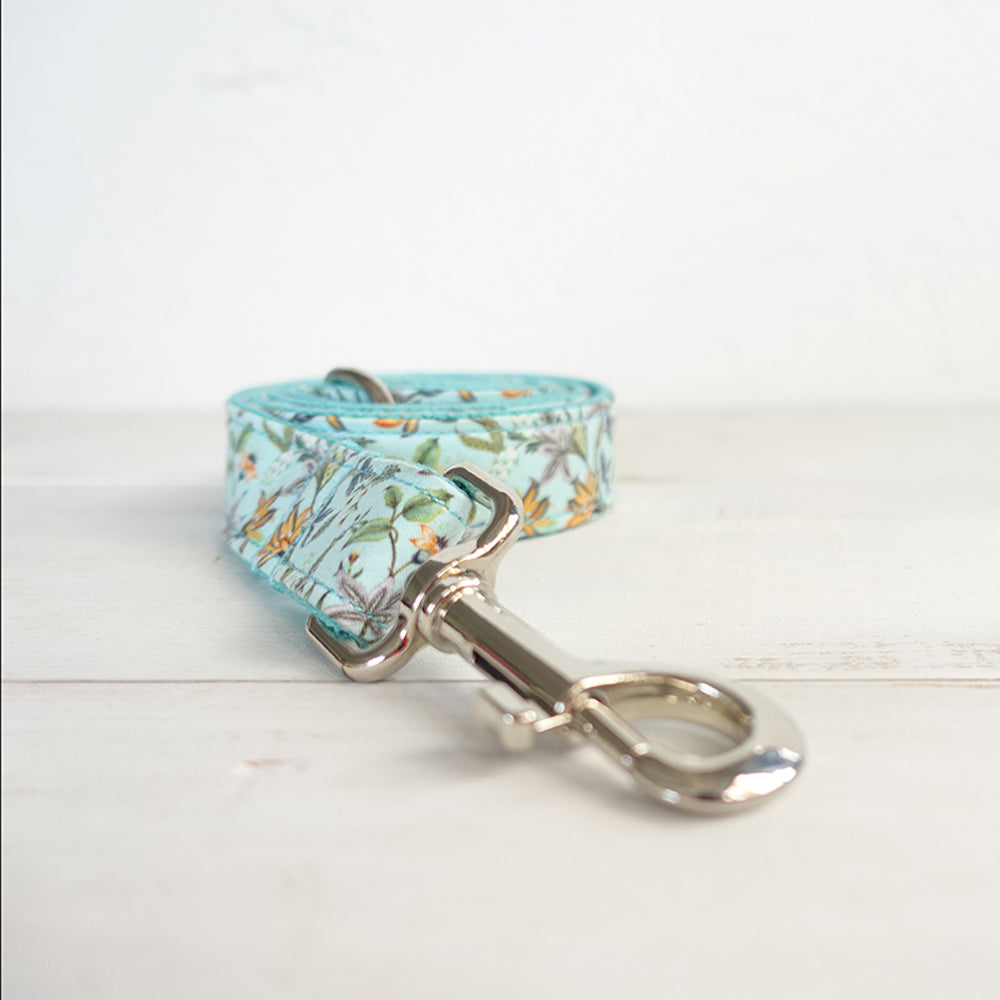 Blue Flower Dog Leash