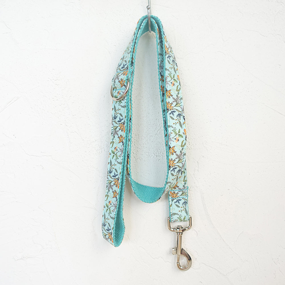 Blue Flower Dog Leash