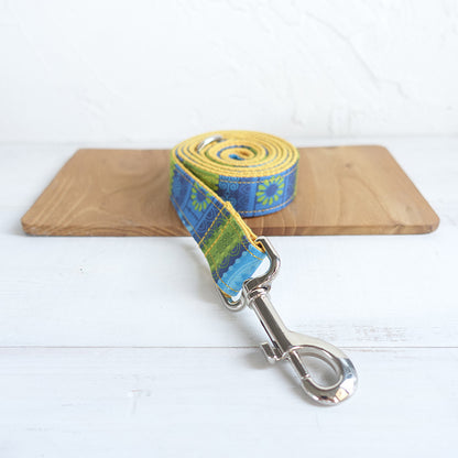 Folk Yellow Dog Leash