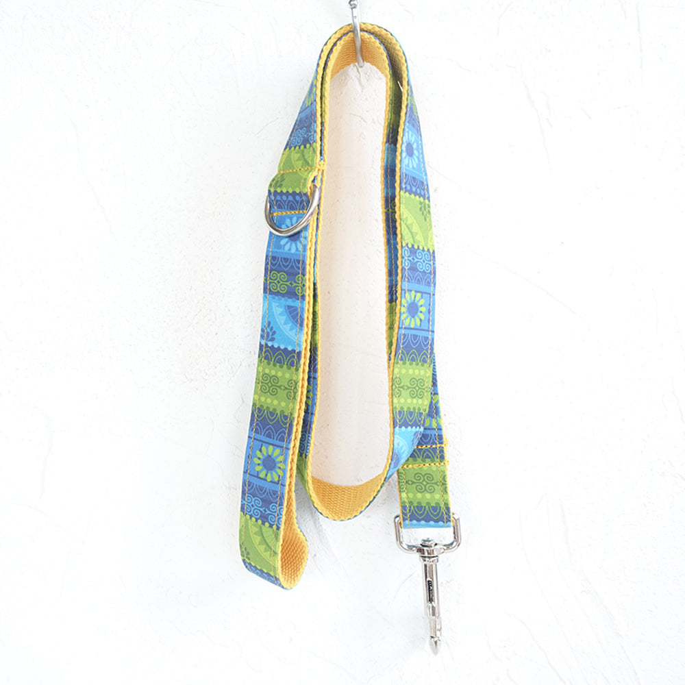 Folk Yellow Dog Leash