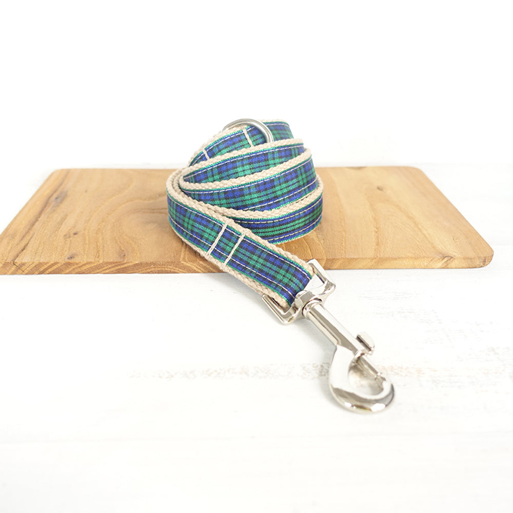 Scotland Plaid Dog Collar And Leash Set