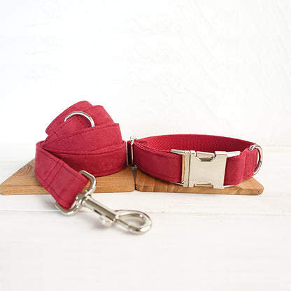 Custom Cherry Dog Collar And Leash Set