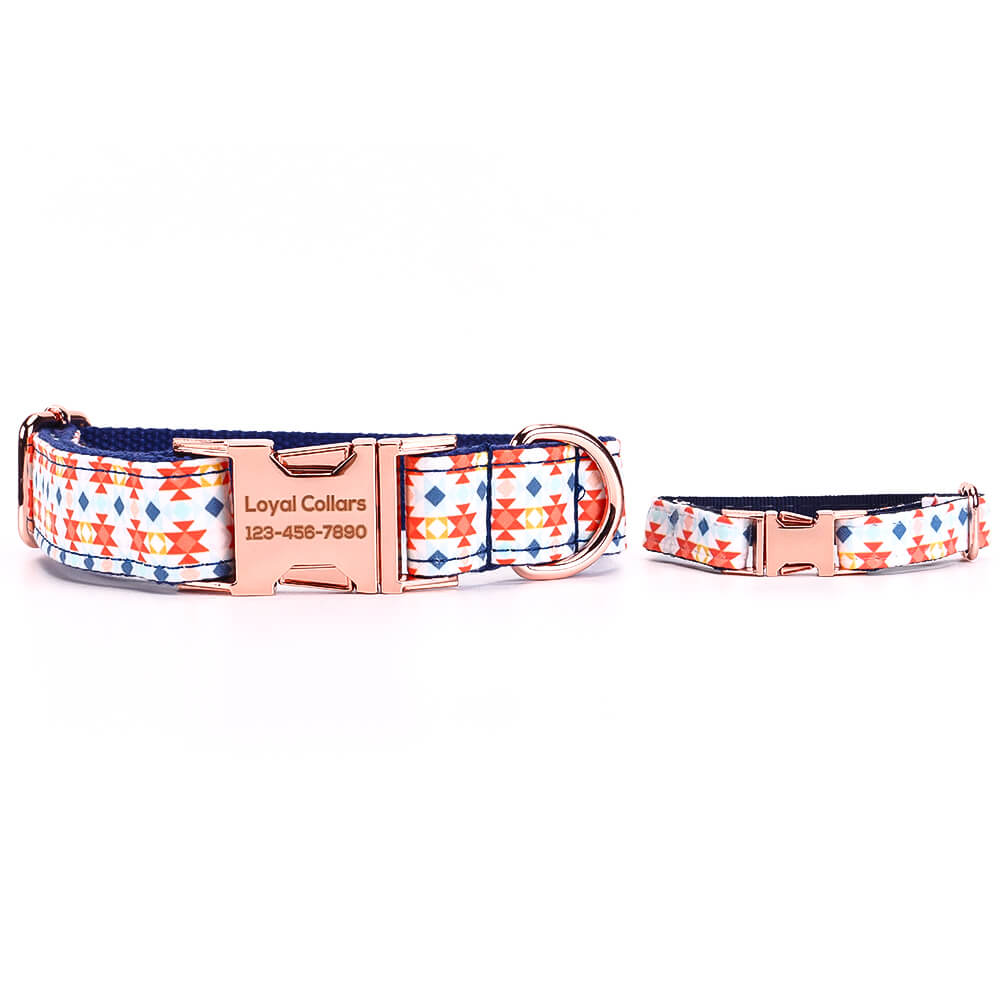 Matching Lantern Dog Collar And Bracelet Set