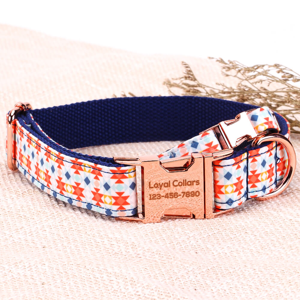 Matching Lantern Dog Collar And Bracelet Set