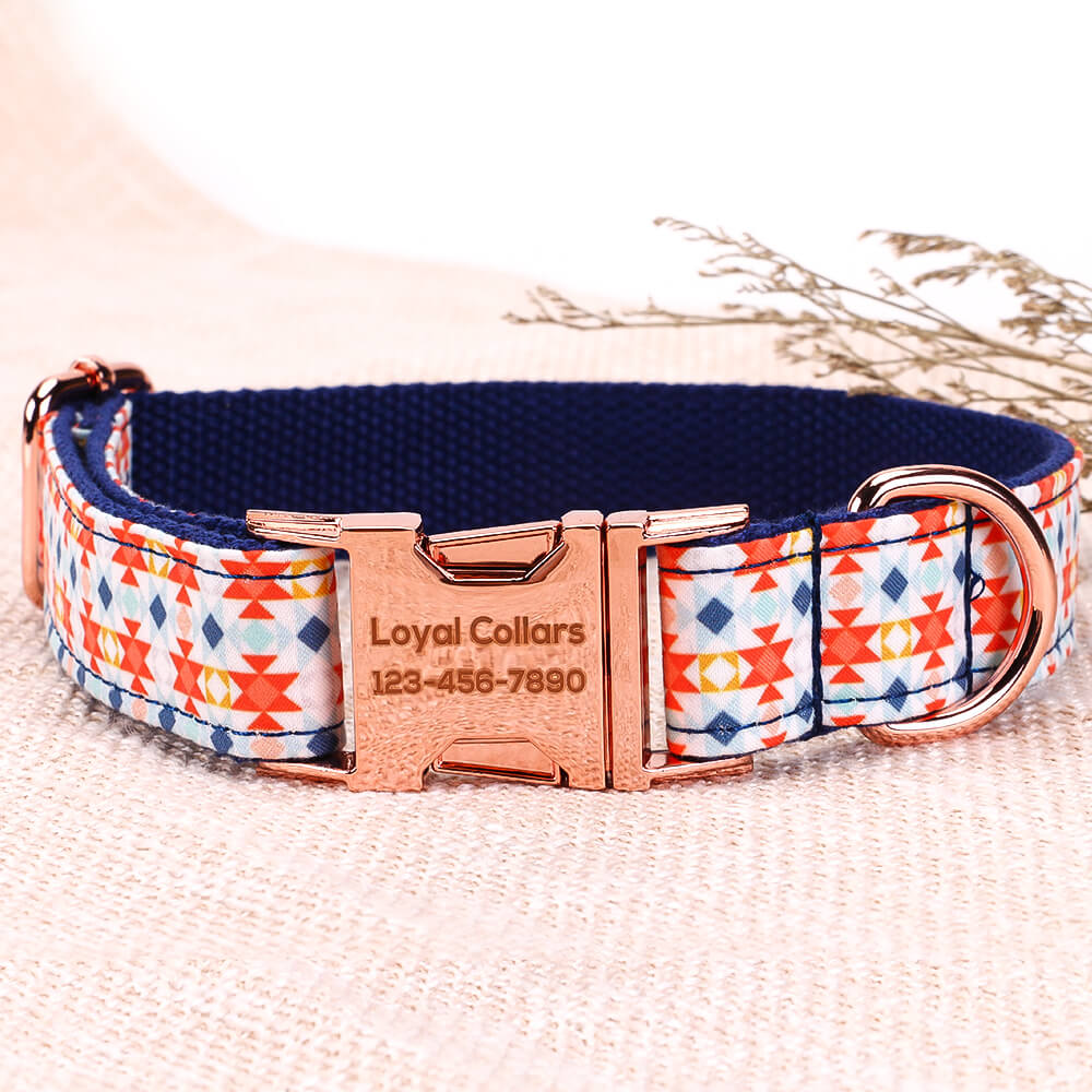 Matching Lantern Dog Collar And Bracelet Set