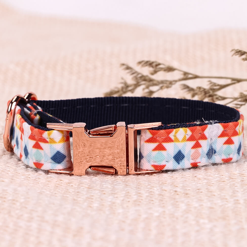 Matching Lantern Dog Collar And Bracelet Set