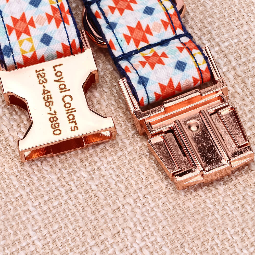 Matching Lantern Dog Collar And Bracelet Set